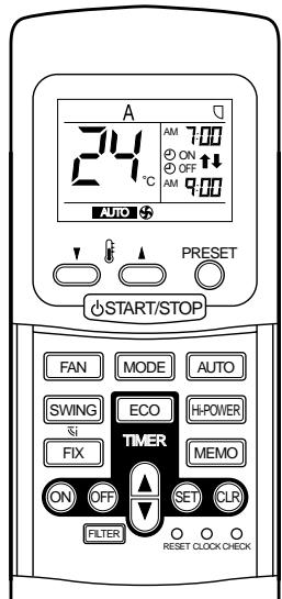 TOSHIBA RAS-M18YAV-E - Annulation du fonctionnement par minuterie - 1