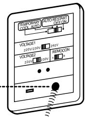 TOSHIBA RAS-M18YAV-E - Insertion et extraction de la télécommande - 3