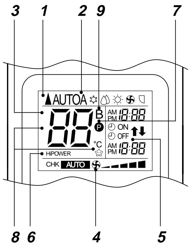TOSHIBA RAS-M18YAV-E - TIMER and clock time display - 1