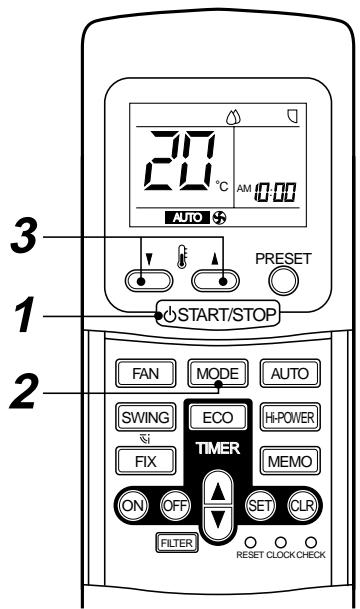 TOSHIBA RAS-M18YAV-E - Touche marche/arrêt (start/stop) - 1