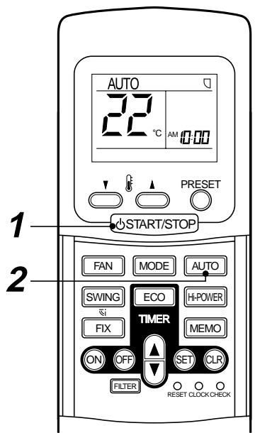TOSHIBA RAS-M18YAV-E - Touche automatique (AUTO) - 1