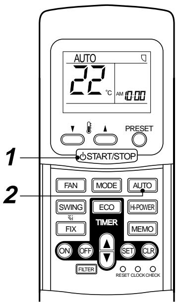TOSHIBA RAS-M18YAV-E - START/STOP button - 1