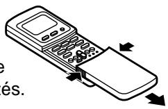 TOSHIBA RAS-M18YAV-E - Insertion des piles dans la télécommande - 1
