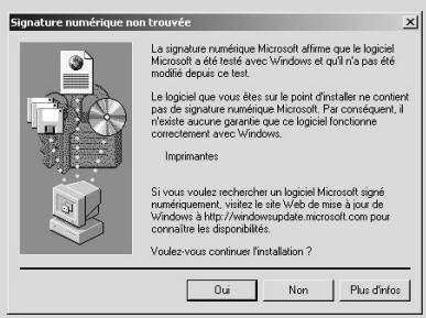 SHARP AR-M276 - INSTALLATION SOUS WINDOWS 98/ME/2000 (CABLE USB) - 8