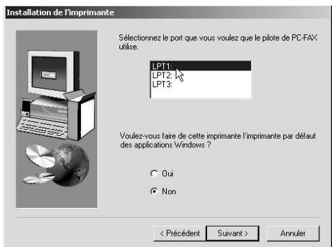 SHARP AR-M276 - Commencer l'installation du pilote de PC-FAX (si "Pilote de PC-FAX" a eté sélectionné à l'étape 7). - 1