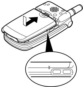 SHARP GX10 - Insertion de la carte SIM et de la batterie - 4