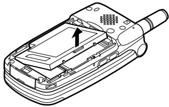 SHARP GX10 - Retrait de la carte SIM et de la batterie - 2