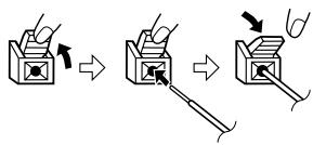 SHARP SD-PX2 - > Connecting speaker wires - 2