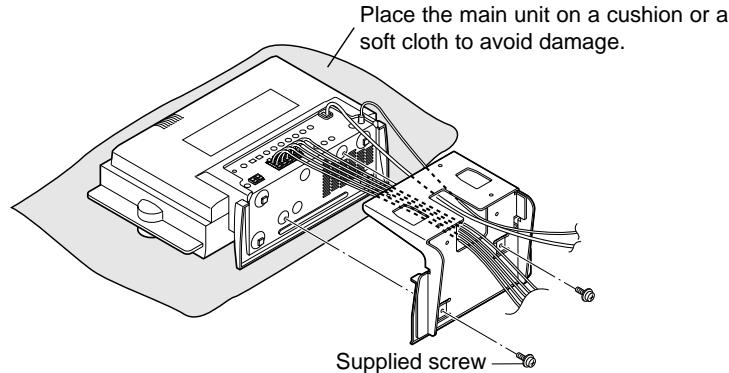 SHARP SD-PX2 - > Attaching the main unit bracket to the unit - 2