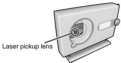 SHARP SD-PX2 - > Cleaning the laser pickup lens - 1