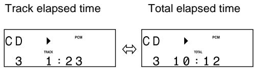 SHARP SD-PX2 - > Switching elapsed time SACD CD - 2