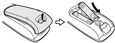 SHARP SD-PX2 - > Battery installation - 1