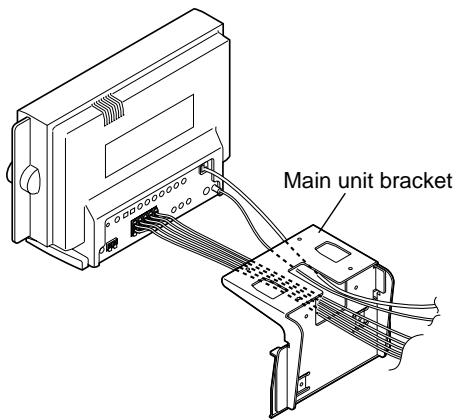 SHARP SD-PX2 - > Attaching the main unit bracket to the unit - 1