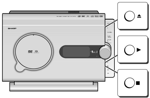 SHARP SD-PX2 - Playing a disc - 1
