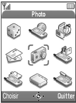 SHARP GX20 - Utilisation du menu principal - 1