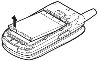 SHARP GX30F - Retrait de la carte SIM et de la batterie - 2
