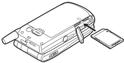 SHARP GX30F - Insertion de la carte mémoire - 2