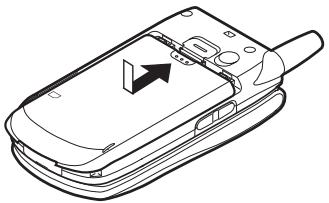 SHARP GX30F - Insertion de la carte SIM et de la batterie - 4