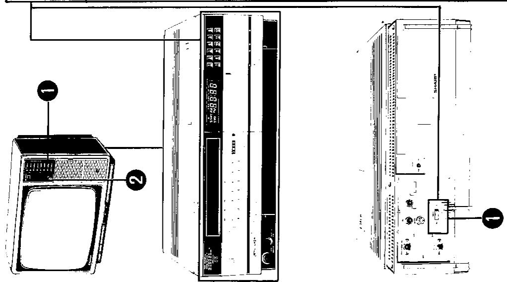 SHARP VC-7700G - - Systeme incorpore u alanne de fin de bande - Indyggt bandsiutsalarmsystem - 1