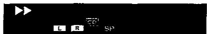 SHARP VC-H92/H92ETS - Avance rapide et rembobinage - 1