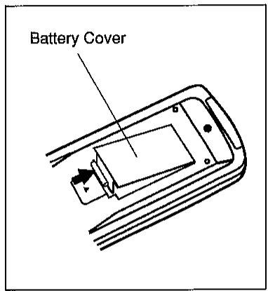 SHARP VC-H92/H92ETS - Inserting the Batteries - 1