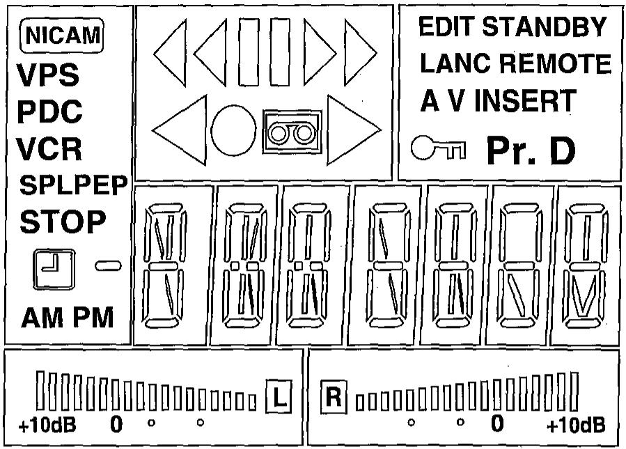 SHARP VC-ME80GM - VCR DIGITAL DISPLAY - 1