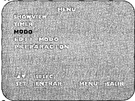 SHARP VC-ME80GM - SELECTION DE MODO - 1