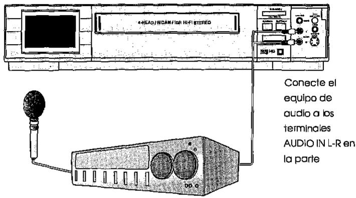 SHARP VC-ME80GM - GRABACION DE SONIDO EN UNA CINTA DE VIDEO (GRABACION DEL AUDIO) - 1