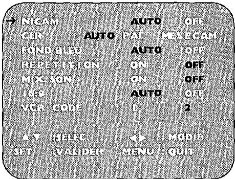 SHARP VC-ME80GM - MODE MODIFICATION - 2