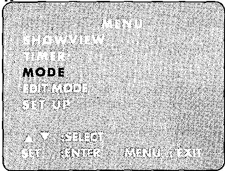 SHARP VC-ME80GM - MODE SELECTION - 1