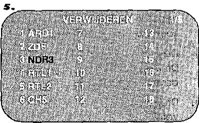 SHARP VC-ME80GM - Kanalen verwijderen - 2