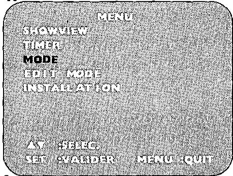 SHARP VC-ME80GM - MODE MODIFICATION - 1