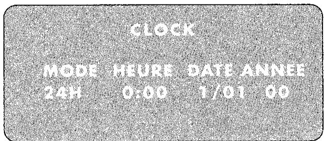 SHARP VC-MH641GM - REGLAGE MANUEL DE L'HORLOGE - 2