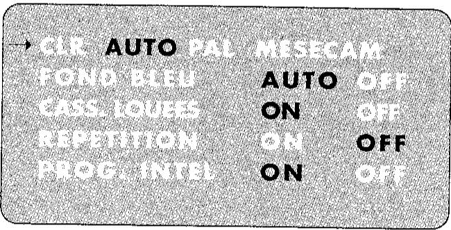 SHARP VC-MH641GM - SELECTION DU MODE DE FONCTIONNEMENT - 2
