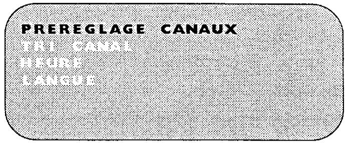 SHARP VC-MH73GM - REGLAGE MANUEL D'UN CANAL - 1
