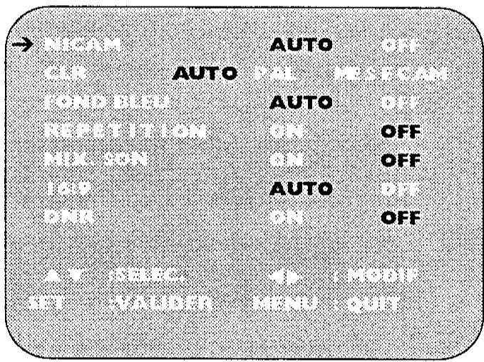 SHARP VC-MH73GM - SELECTION DES MODES - 2