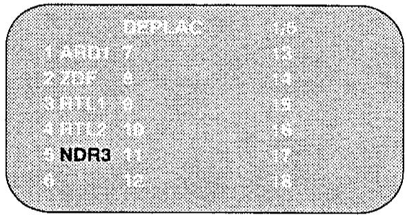 SHARP VC-MH73GM - classement des chaînes par ordre de préférence - 2