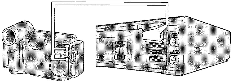 SHARP VC-MH761GM - ENREGISTREMENT À PARTIR D'UN AUTRE APPAREIL - 1