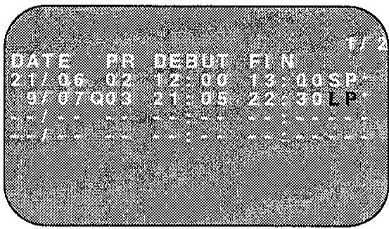 SHARP VC-MH761GM - PROGRAMMATION D'UN ENREGISTREMENT - 2