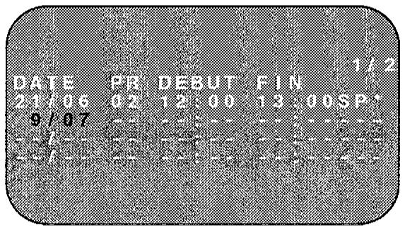 SHARP VC-MH761GM - PROGRAMMATION D'UN ENREGISTREMENT - 2