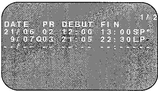 SHARP VC-MH761GM - PROGRAMMATION D'UN ENREGISTREMENT - 3