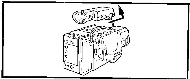 SHARP VL-C73SA - Retrait du viseur - 1
