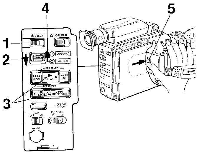 SHARP VL-C8000S - Raccord d'enregistrement - 1
