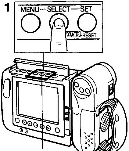 SHARP VL-E40S - POUR REMETTRE LE COMPTEUR A ZERO - 1