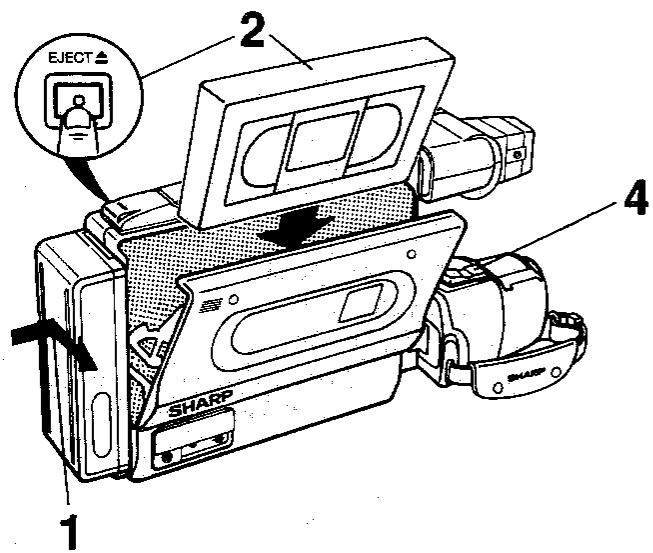 SHARP VL-SX80 - Télécommande de pause (accessoire en option) - 1
