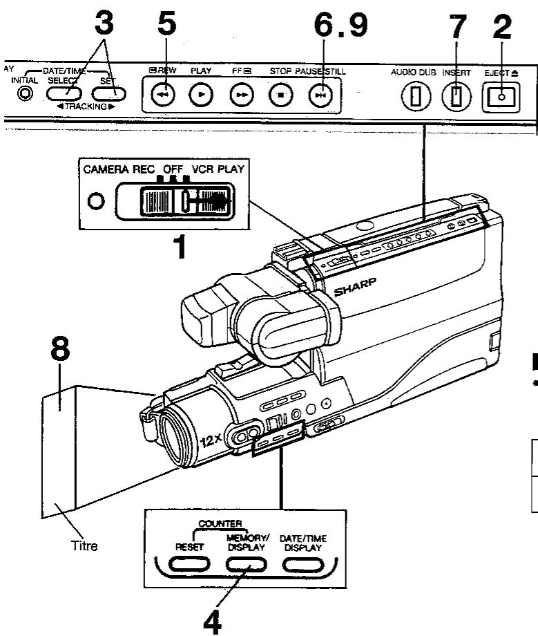 SHARP VL-SX80 - Remarque - 2