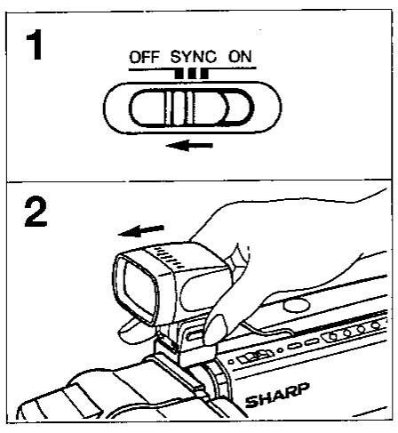 SHARP VL-SX80 - REMARQUES: - 1
