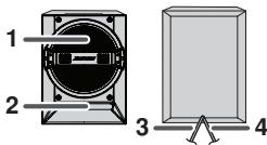 SHARP CD-SW440NH - Caisson de graves - 1