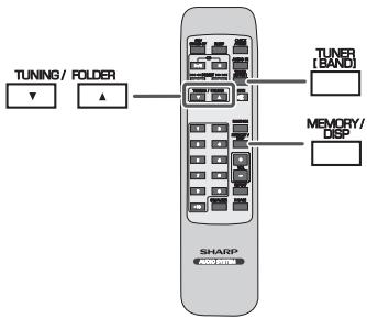 SHARP XL-MP15H - Note : - 2