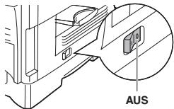 SHARP AL-2041 - ANSCHLIESSEN DES NETZKABELS / EINSCHALTEN - 2